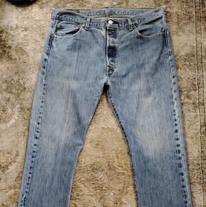Levi's 501 W35 L34 Blue Denim Jeans